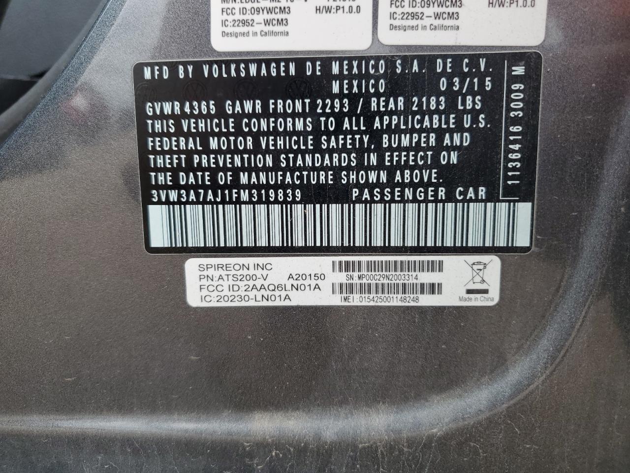 VOLKSWAGEN JETTA TDI