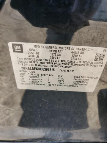 2013 CHEVROLET EQUINOX LS - 2GNALBEKXD6392815