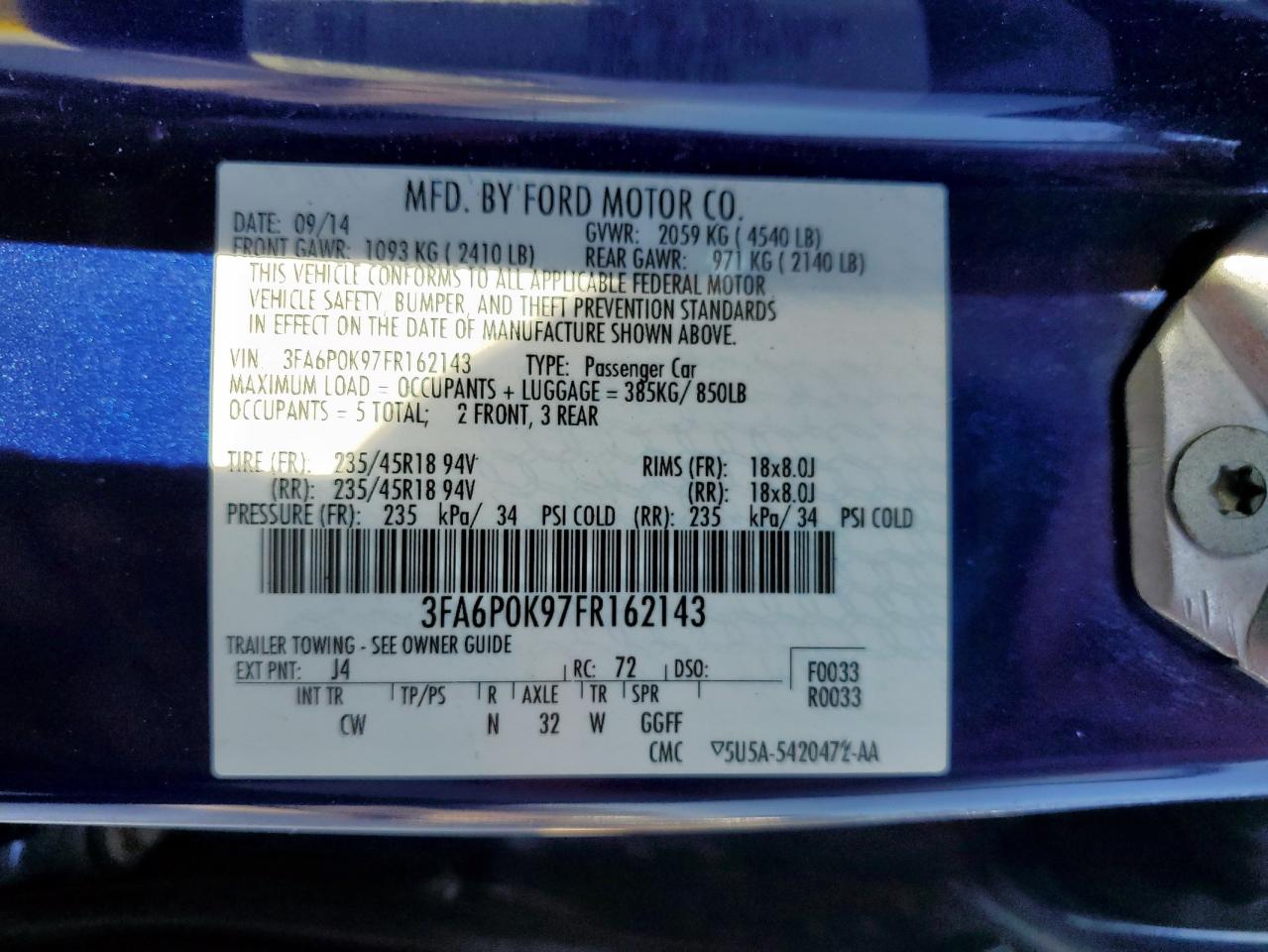 FORD FUSION TITANIUM