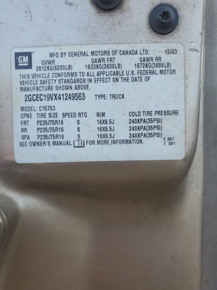 Lot #3275534735 2004 CHEVROLET SILVERADO