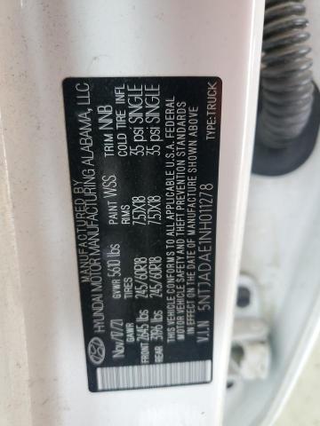 2022 HYUNDAI SANTA CRUZ SE 5NTJADAE1NH011278