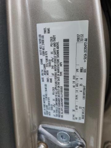 2015 LINCOLN MKC 5LMTJ2AH9FUJ15555