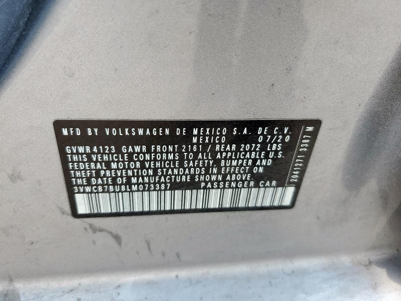 2020 VOLKSWAGEN JETTA S - 3VWCB7BU8LM073387