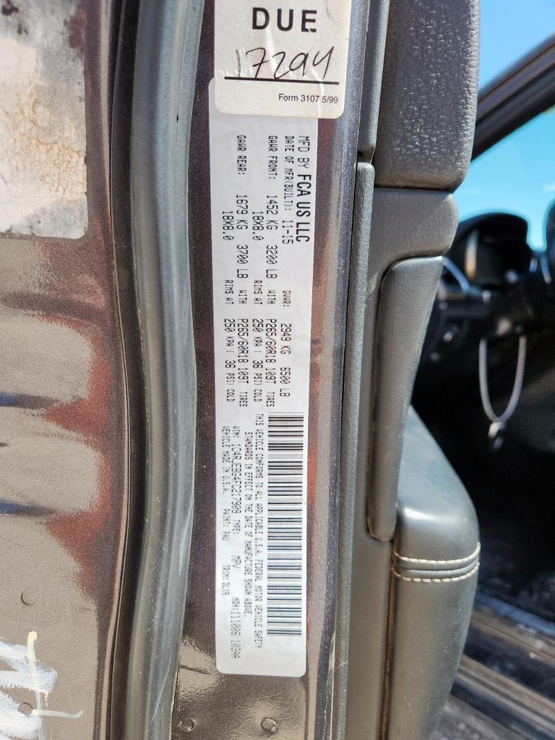 2015 JEEP GRAND CHEROKEE LIMITED 1C4RJEBG4FC217909