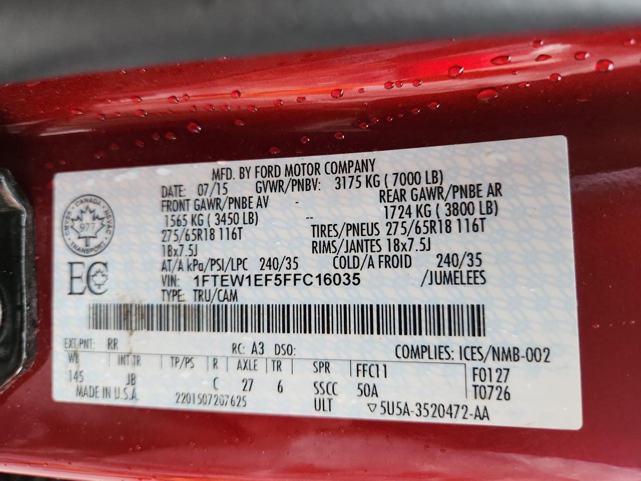 FORD F-150 SUPERCREW