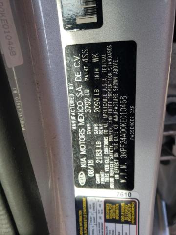 2019 KIA FORTE FE - 3KPF24AD0KE010468