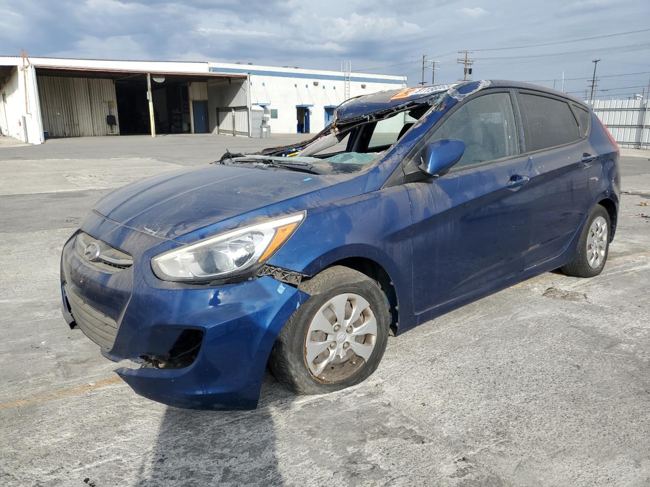 Lot #3302740012 2015 HYUNDAI ACCENT GS