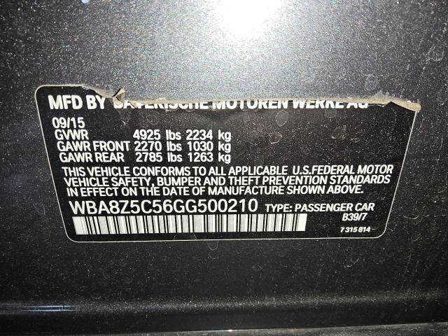 2016 BMW 328 XIGT S WBA8Z5C56GG500210