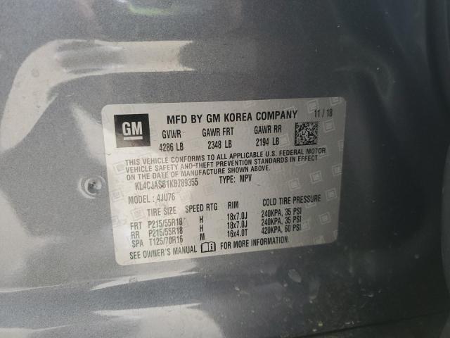 2019 BUICK ENCORE PREFERRED KL4CJASB1KB789355