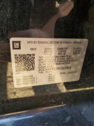 2019 CHEVROLET SILVERADO 2GCVKPEC9K1117014