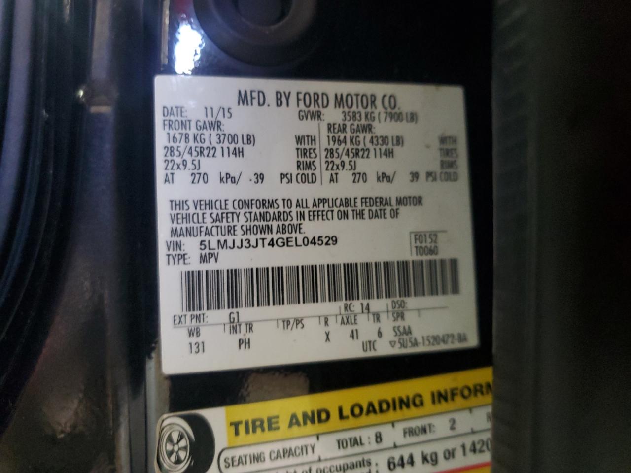 LINCOLN NAVIGATOR L SELECT