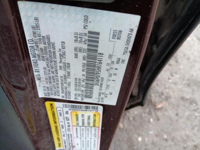2017 FORD FUSION SE - 3FA6P0T95HR164118