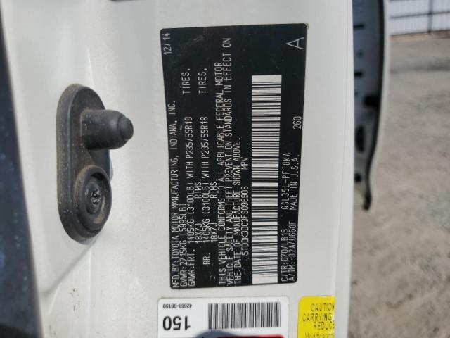 2015 TOYOTA SIENNA XLE 5TDDK3DC3FS096908