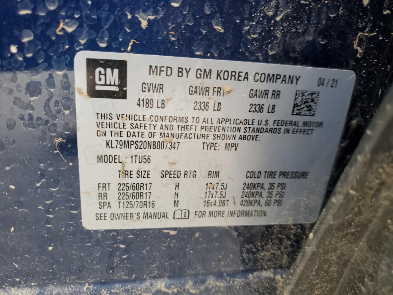 CHEVROLET TRAILBLAZER LT