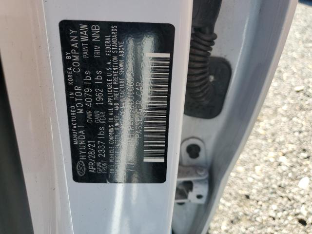 2021 HYUNDAI ELANTRA BL KMHLM4AJ2MU010605