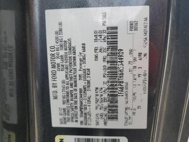 2017 FORD MUSTANG #3292340286