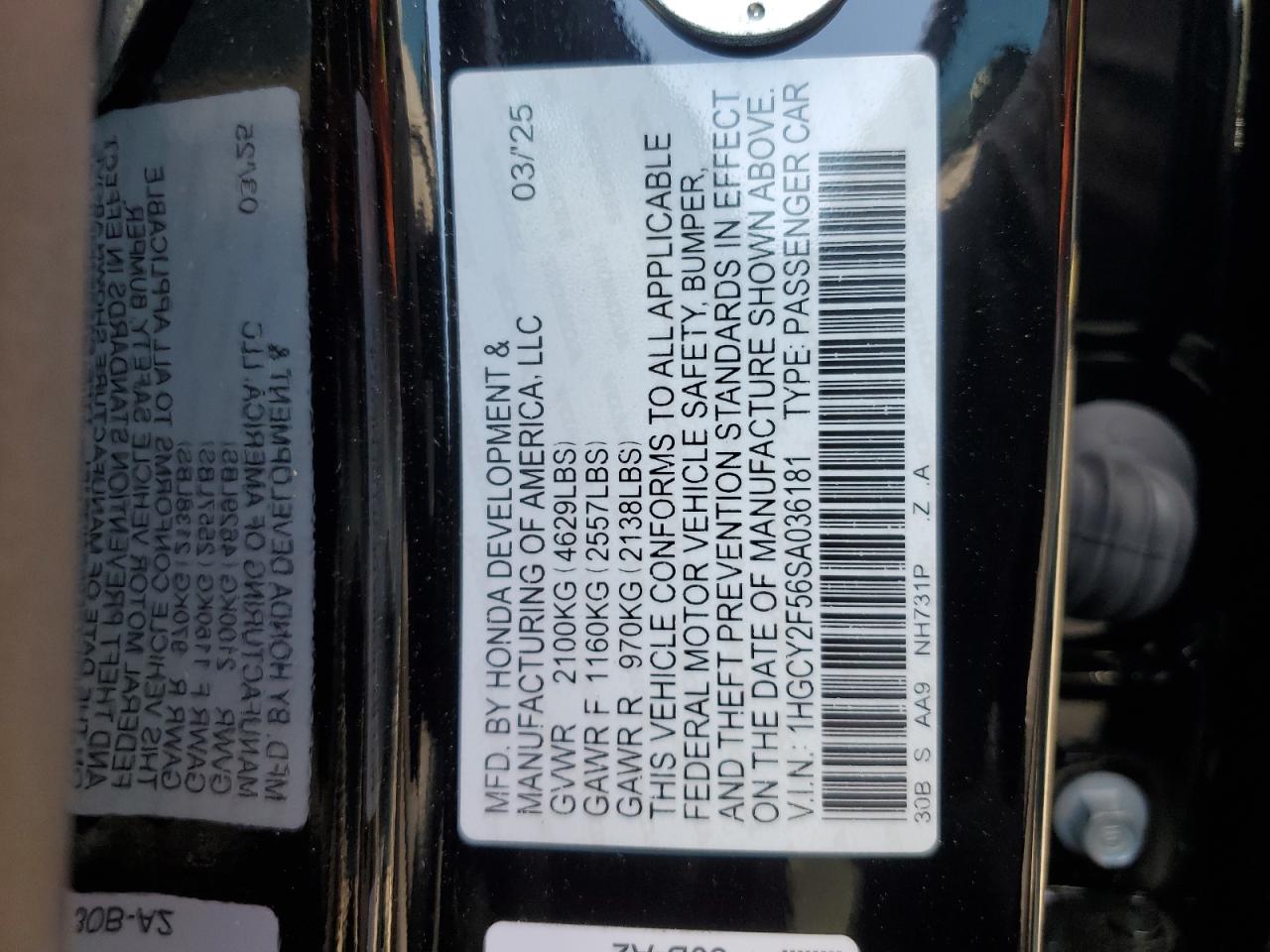 HONDA ACCORD HYBRID SPORT