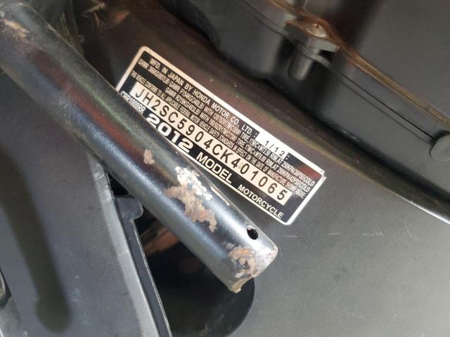 2012 HONDA CBR1000 RR #3292537683