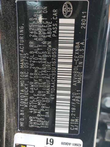 2025 TOYOTA CAMRY XSE 4T1DAACK9SU167059