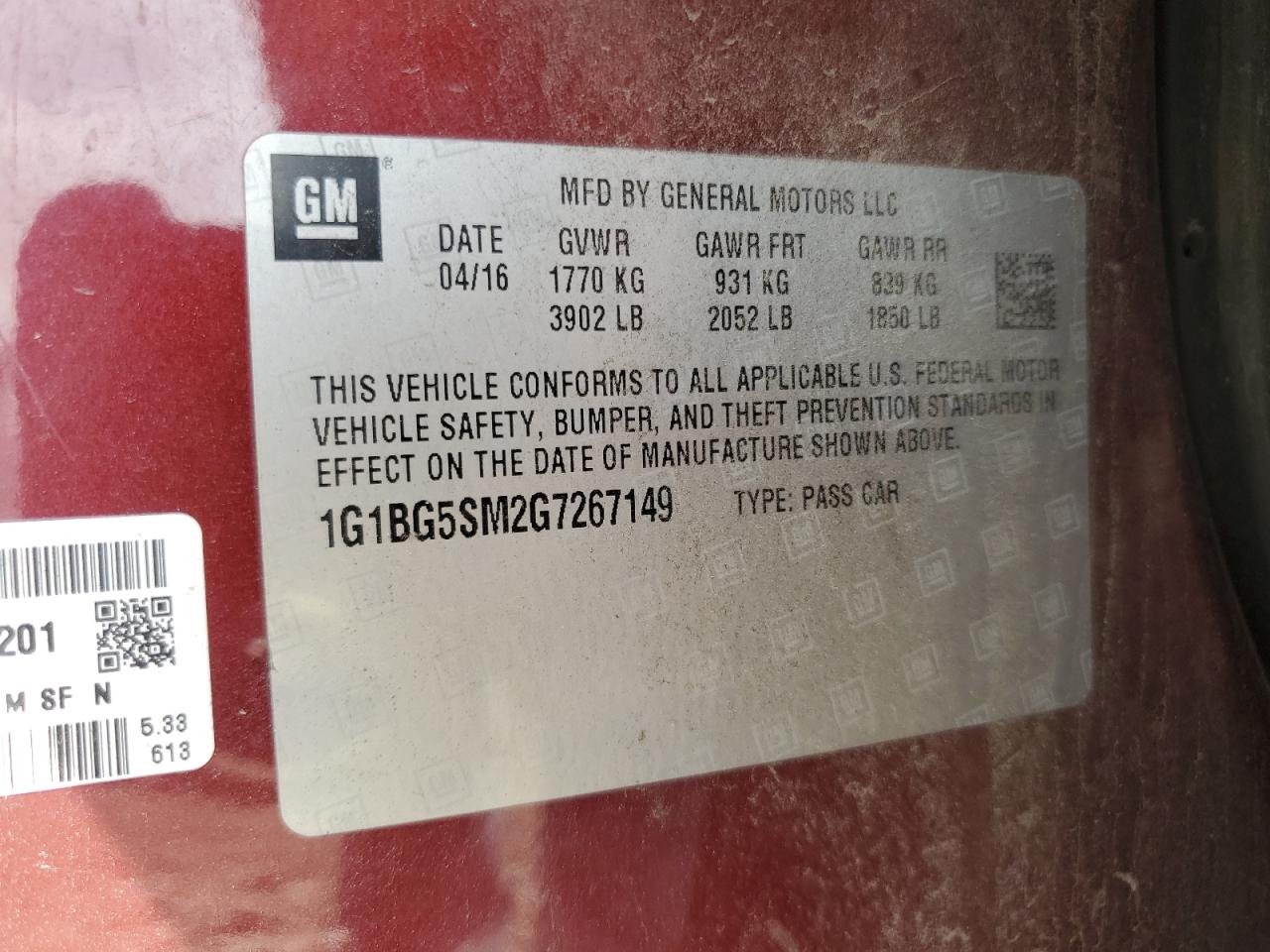 CHEVROLET CRUZE PREMIER