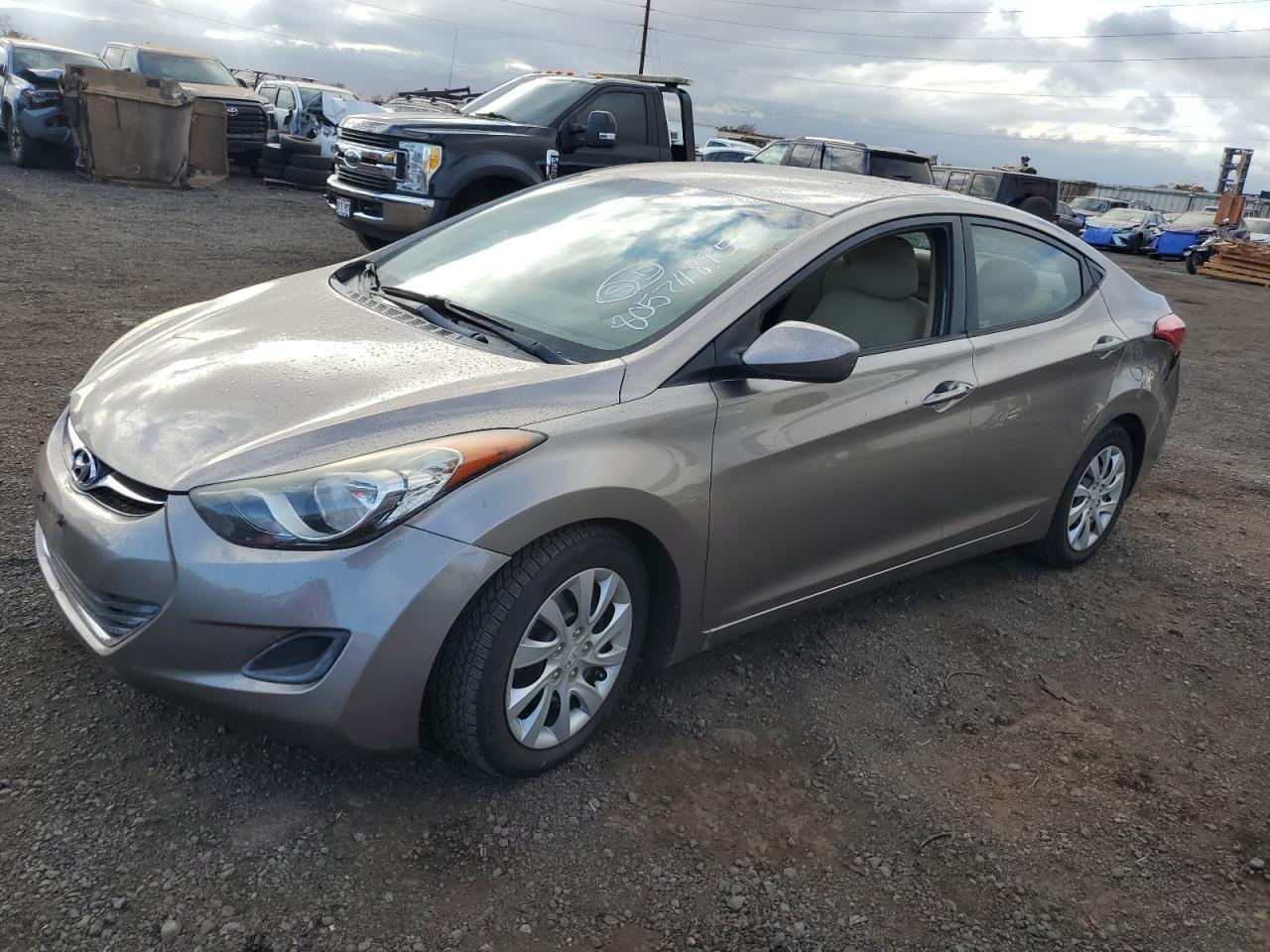 Lot #3247450994 2013 HYUNDAI ELANTRA GL