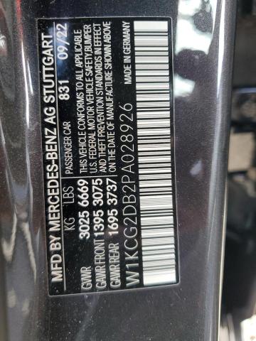 2023 MERCEDES-BENZ EQS SEDAN W1KCG2DB2PA028926