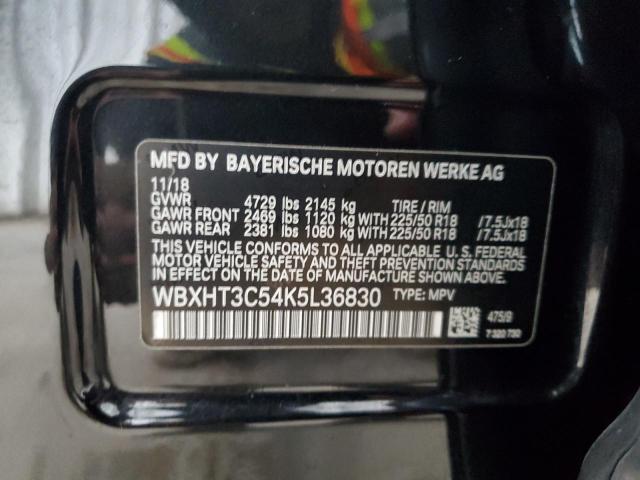 2019 BMW X1 XDRIVE2 - WBXHT3C54K5L36830