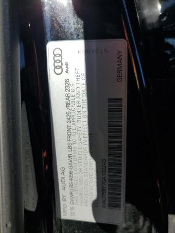 2016 AUDI A3 E-TRON WAUTPBFF7GA100243