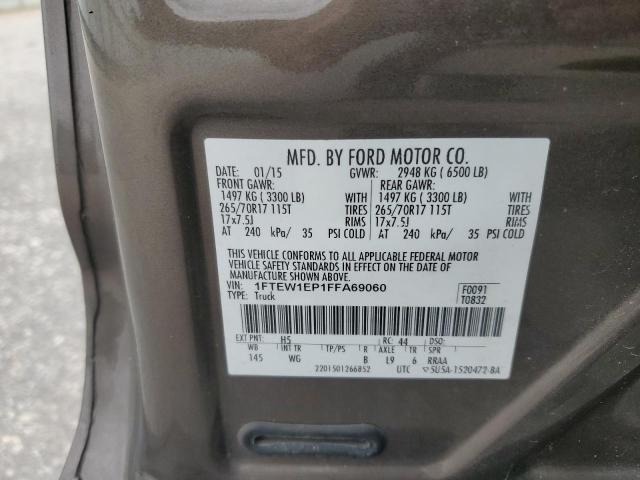 2015 FORD F150 SUPERCREW 1FTEW1EP1FFA69060