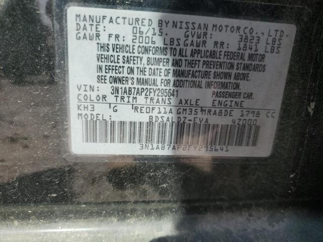 2015 NISSAN SENTRA - 3N1AB7AP2FY295641