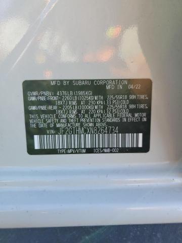 2022 SUBARU CROSSTREK - JF2GTHMCXN8264734