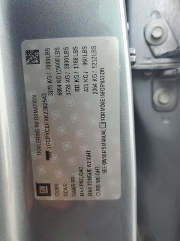 2019 CHEVROLET SILVERADO K1500 TRAIL BOSS CUSTOM 1GCPYCEFXKZ382543