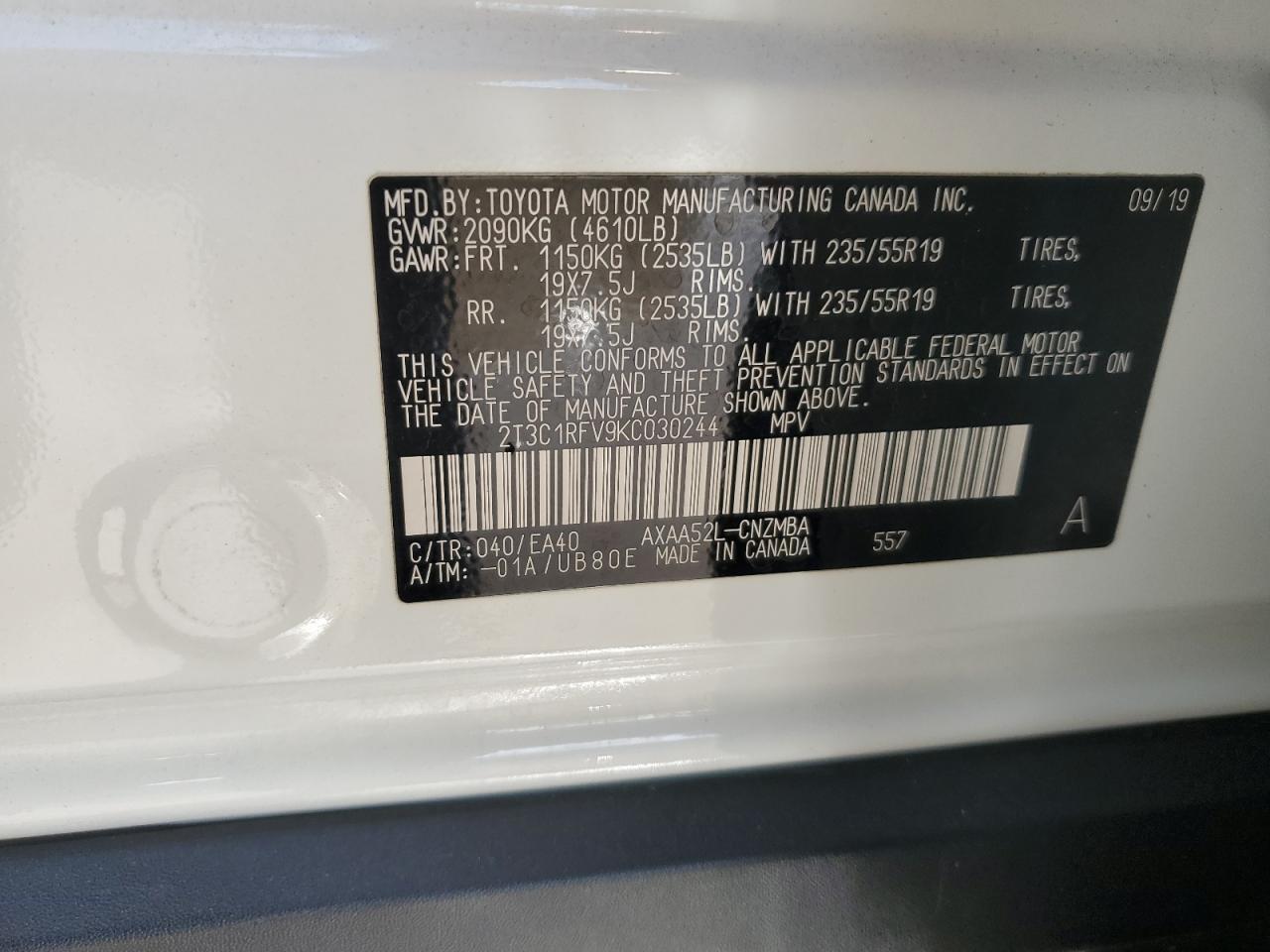 TOYOTA RAV4 XLE PREMIUM