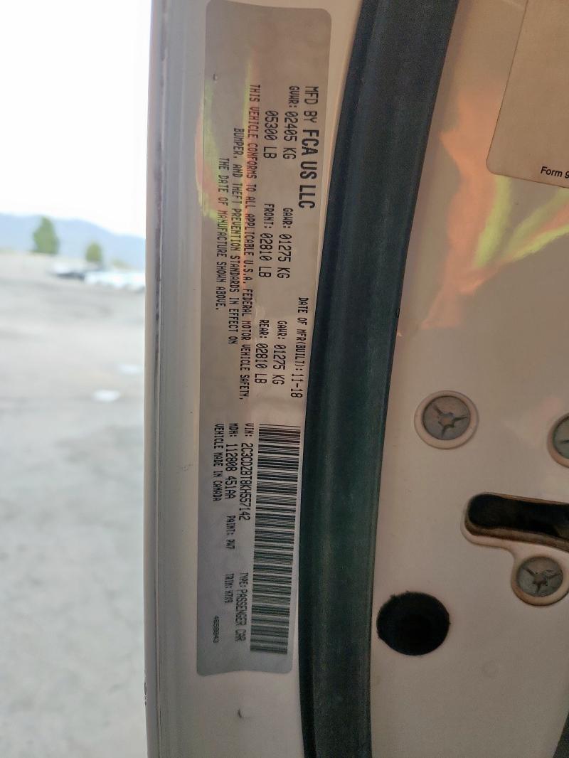 2019 DODGE CHALLENGER - 2C3CDZBT8KH557142