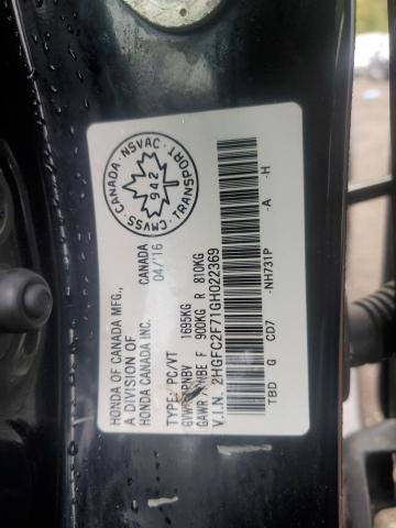 2016 HONDA CIVIC EX - 2HGFC2F71GH022369