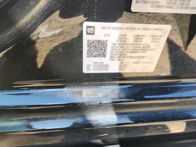 2025 CHEVROLET SILVERADO 2GC4KPEY2S1145387