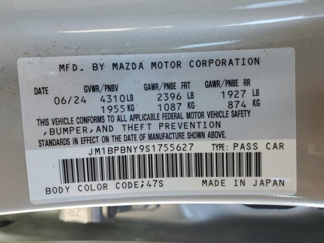 2025 MAZDA 3 PREMIUM JM1BPBNY9S1755627