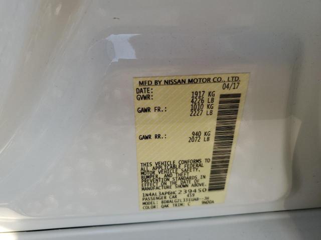 2017 NISSAN ALTIMA 2.5 - 1N4AL3AP6HC239450