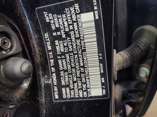 2018 HONDA CIVIC EX - SHHFK7H52JU204023