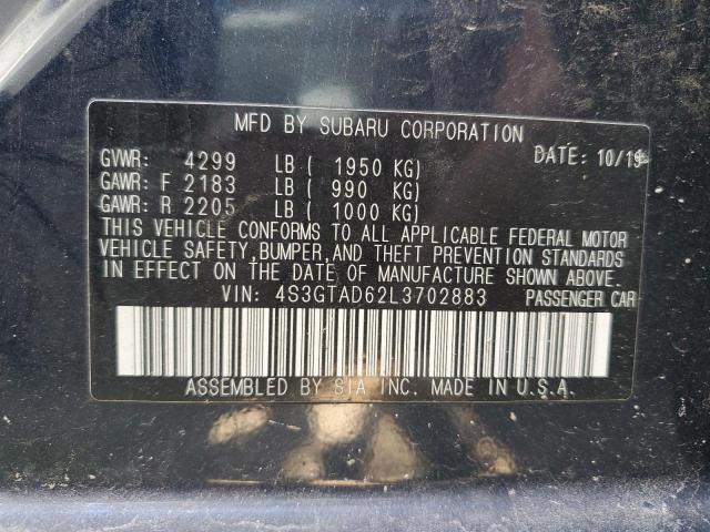 2020 SUBARU IMPREZA PR 4S3GTAD62L3702883