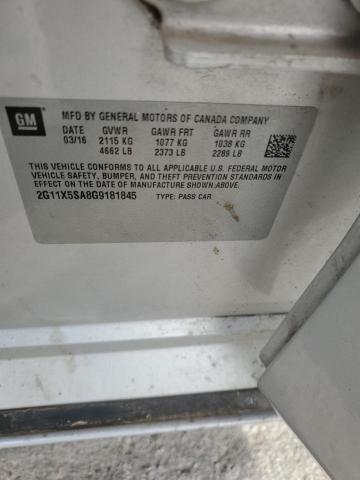 2016 CHEVROLET IMPALA LS #3248645254