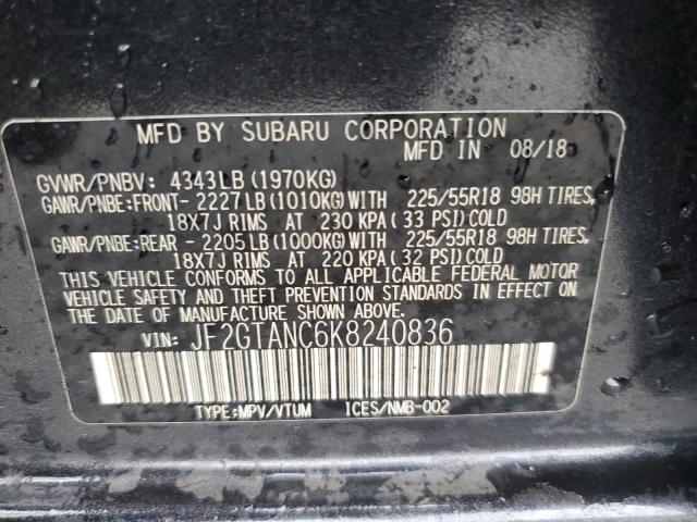 2019 SUBARU CROSSTREK #3285469841