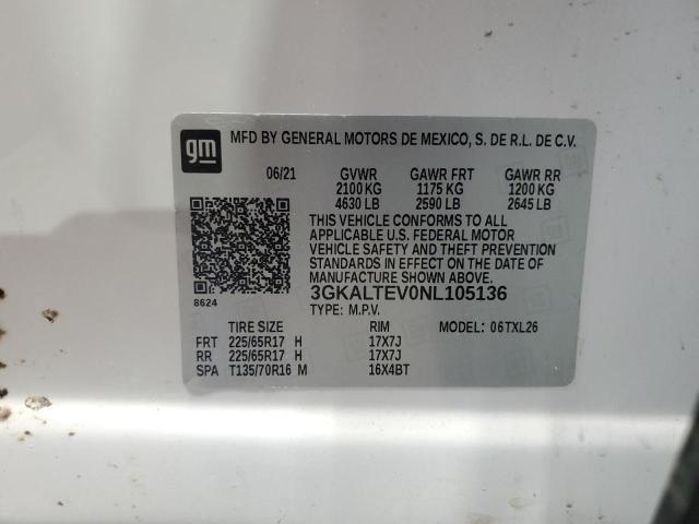 2022 GMC TERRAIN SLE 3GKALTEV0NL105136