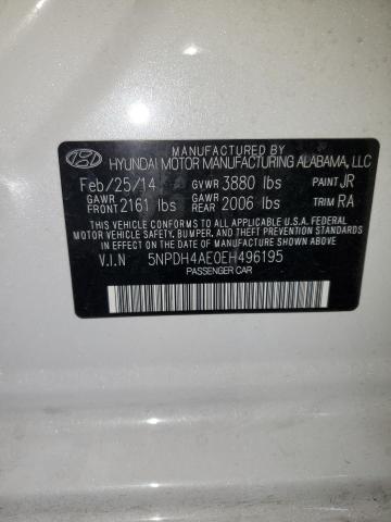 2014 HYUNDAI ELANTRA SE #3305327310