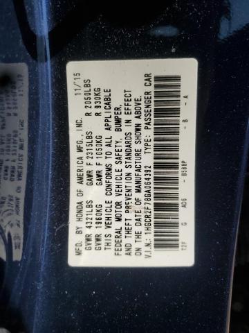 2016 HONDA ACCORD EX - 1HGCR2F78GA064392