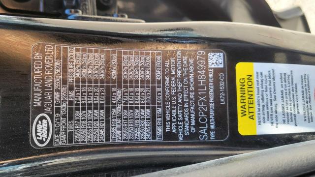 2020 LAND ROVER DISCOVERY SALCP2FX1LH849979