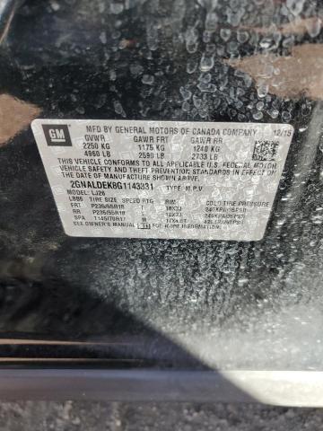 2016 CHEVROLET EQUINOX LT 2GNALDEK8G1143331