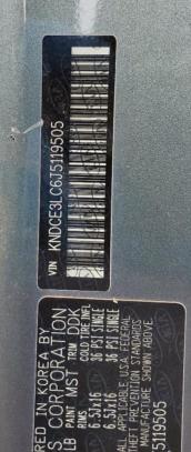 2018 KIA NIRO TOURI KNDCE3LC6J5119505