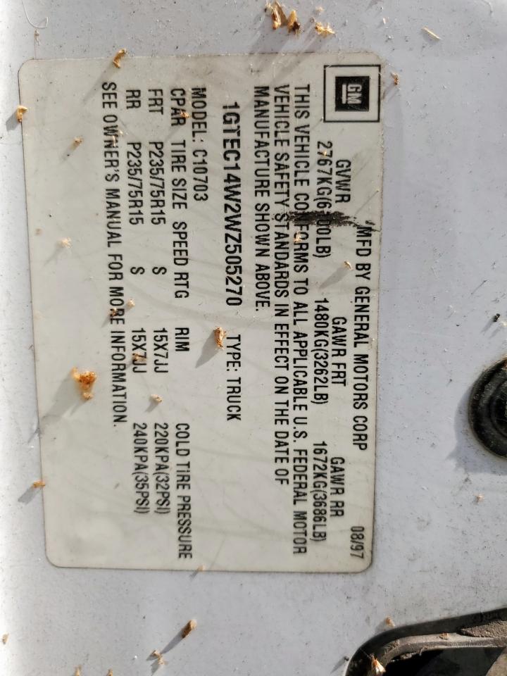 Lot #3318078374 1998 GMC SIERRA C1500