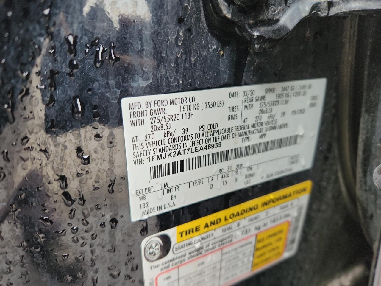 FORD EXPEDITION MAX LIMITED